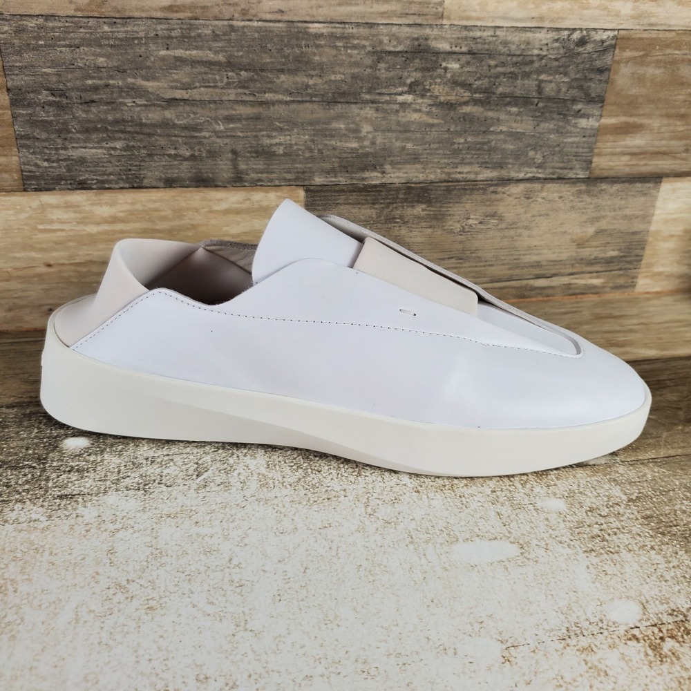 Wolf & Shepherd Cruise Ace Womens Shoes Sz 10.5 White Leather Slip On Sneakers